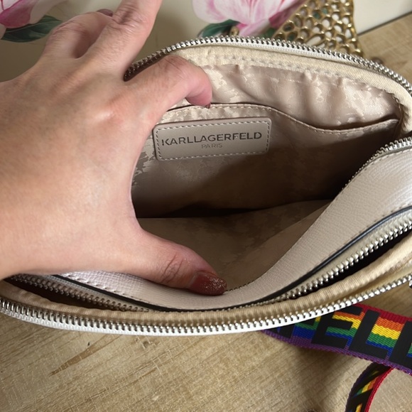 KARL LAGERFELD PARIS BODYCROSS CAMERA BAG - Picture 7 of 7